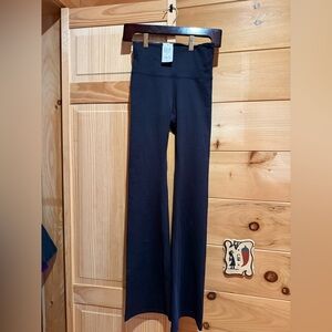 Terez Black Flared Yoga Pants